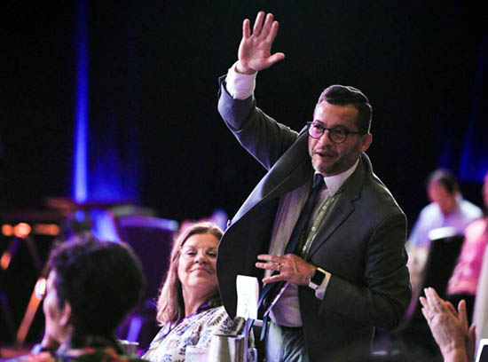 Luis López, asociado de relaciones Ibero Latinas del Comité Ejecutivo de la SBC, en Nueva Orleáns. (Foto de Elijah Hickman).