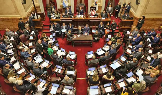 Panorámica del Senado de la República Argentina